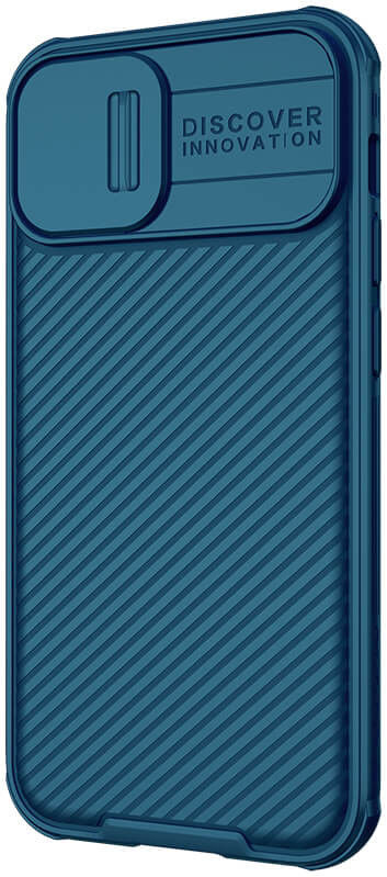 Nillkin CamShield Apple iPhone 13 Mini Hoesje met Camera Slider Blauw afbeelding 2