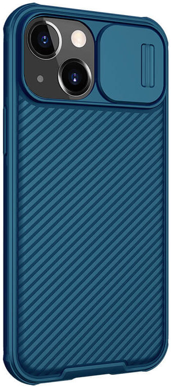 Nillkin CamShield Apple iPhone 13 Mini Hoesje met Camera Slider Blauw afbeelding 5