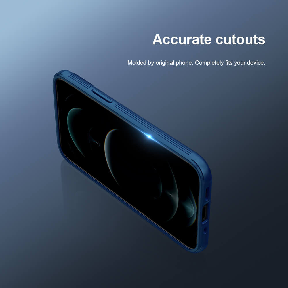 Nillkin CamShield Apple iPhone 13 Mini Hoesje met Camera Slider Blauw afbeelding 9