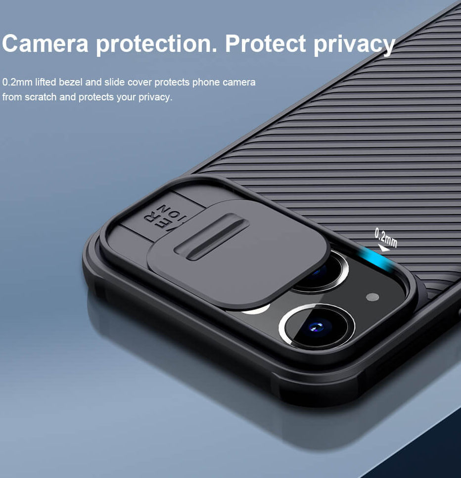 Nillkin CamShield Apple iPhone 13 Mini Hoesje met Camera Slider Groen afbeelding 10
