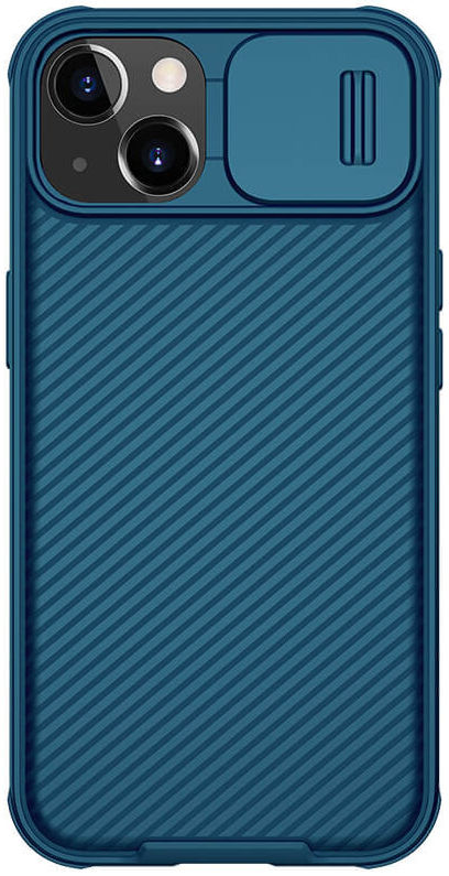 Nillkin CamShield Apple iPhone 13 Hoesje met Camera Slider Blauw afbeelding 1