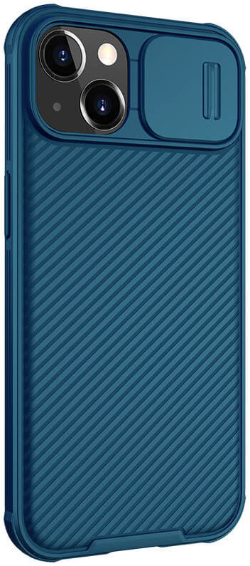 Nillkin CamShield Apple iPhone 13 Hoesje met Camera Slider Blauw afbeelding 5