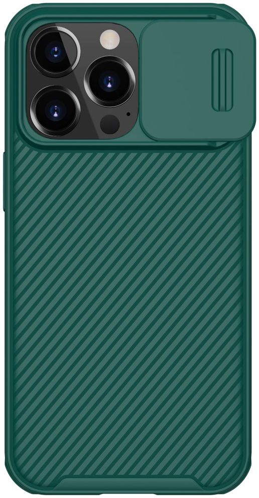 Nillkin CamShield Apple iPhone 13 Pro Hoesje met Camera Slider Groen afbeelding 1