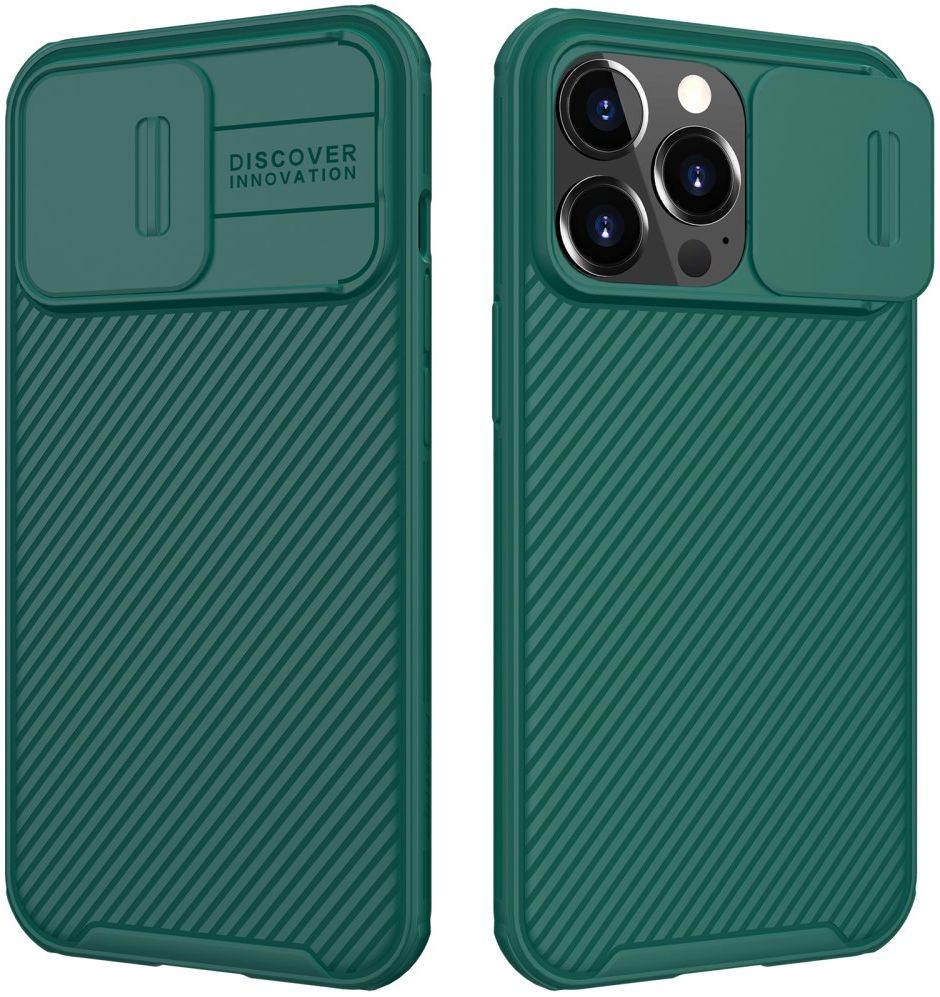 Nillkin CamShield Apple iPhone 13 Pro Hoesje met Camera Slider Groen afbeelding 4