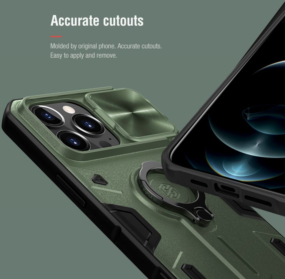 Nillkin CamShield Armor Apple iPhone 13 Camera Slider Zwart afbeelding 8