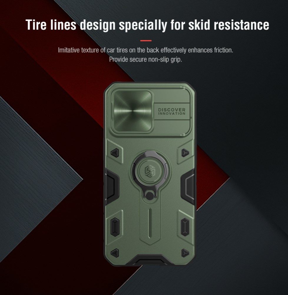 Nillkin CamShield Armor Apple iPhone 13 Camera Slider Zwart afbeelding 11