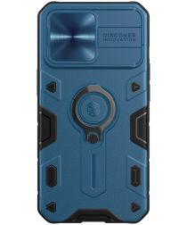 Nillkin CamShield Armor Apple iPhone 13 Camera Slider Blauw