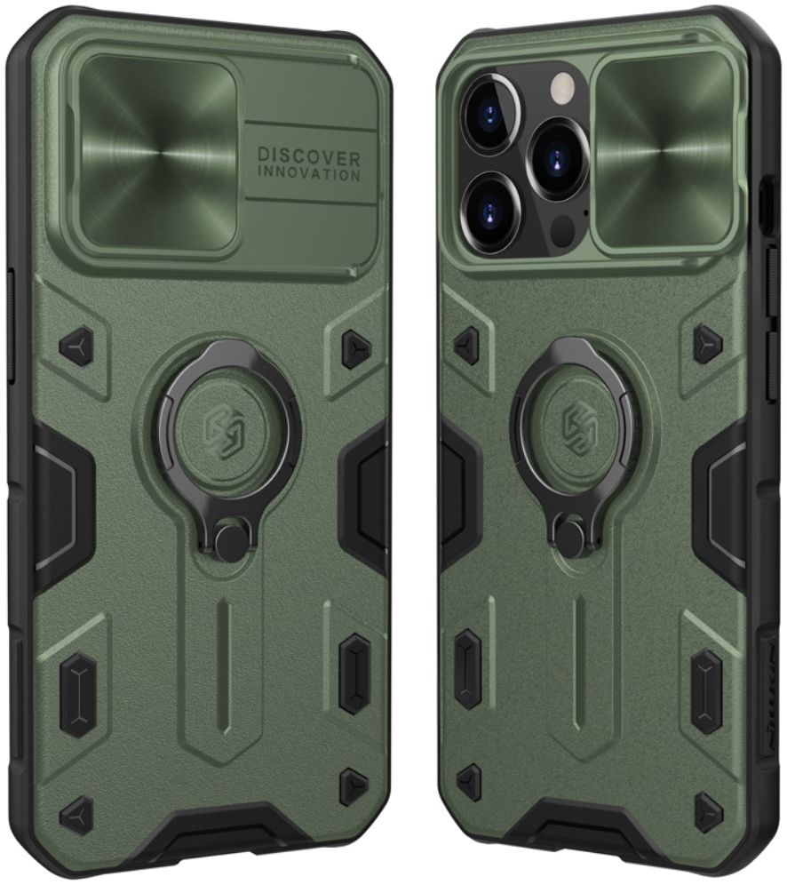 Nillkin CamShield Armor Apple iPhone 13 Camera Slider Groen afbeelding 13
