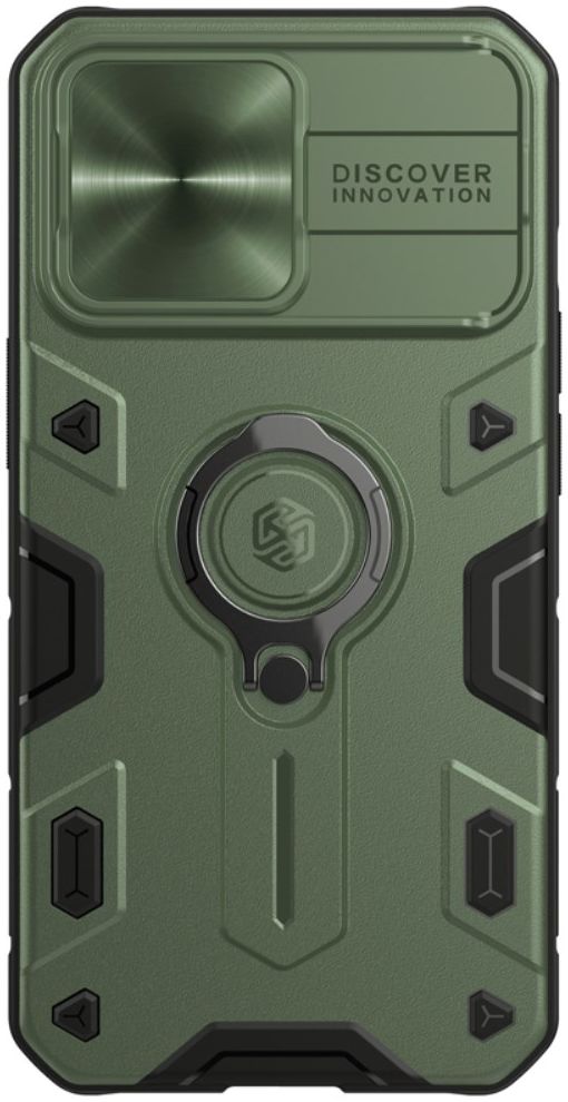 Nillkin CamShield Armor Apple iPhone 13 Camera Slider Groen afbeelding 1