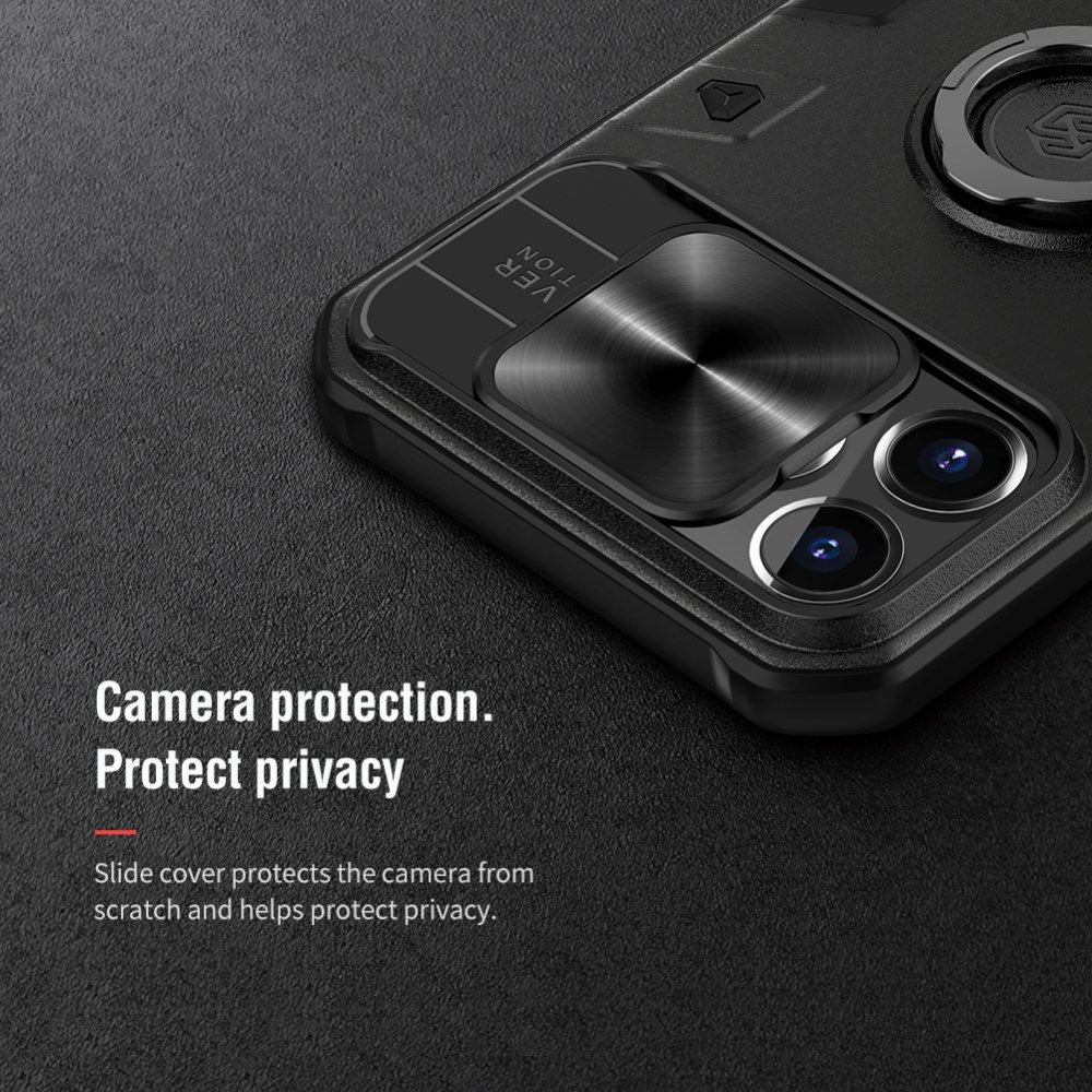 Nillkin CamShield Armor Apple iPhone 13 Camera Slider Groen afbeelding 7
