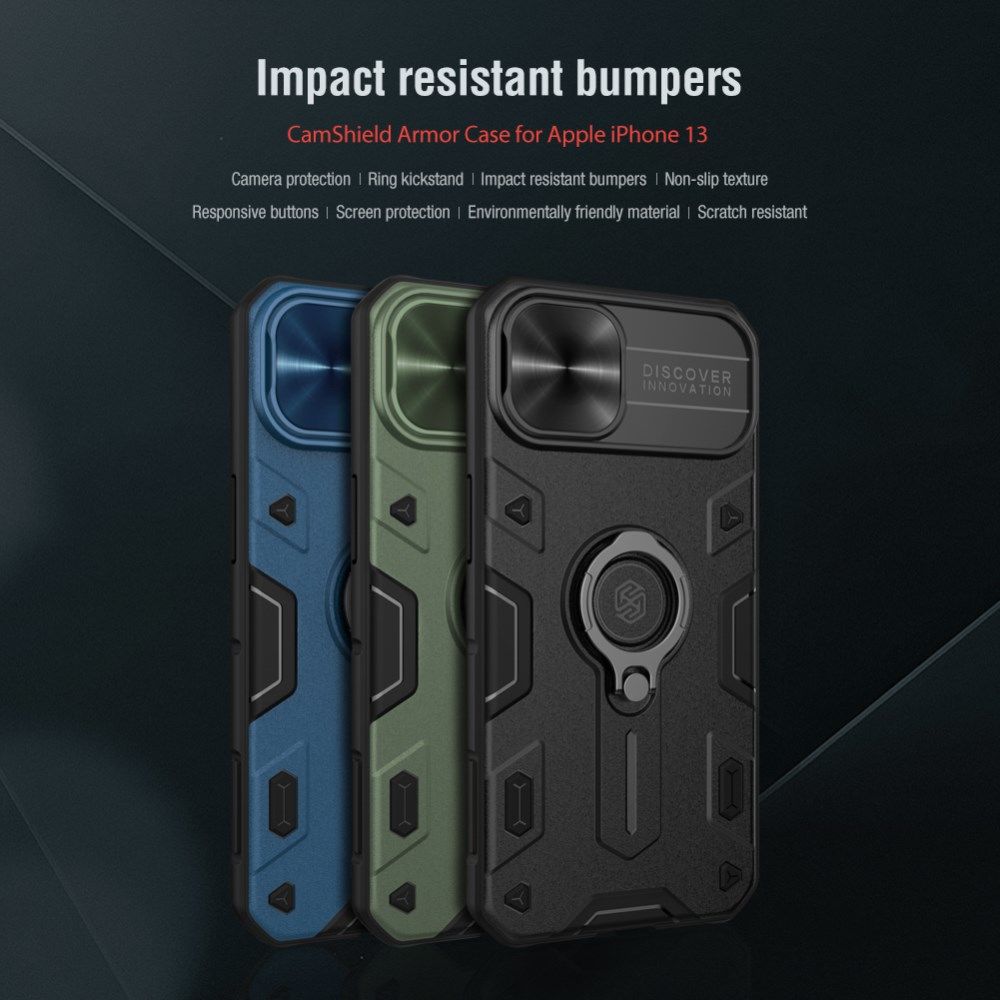 Nillkin CamShield Armor Apple iPhone 13 Pro Camera Slider Zwart afbeelding 13