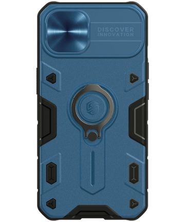 Nillkin CamShield Armor Apple iPhone 13 Pro Camera Slider Blauw Hoesjes