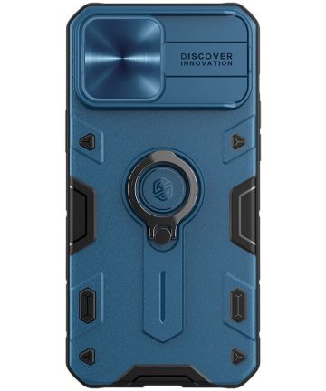 Nillkin CamShield Armor Apple iPhone 13 Pro Max Camera Slider Blauw Hoesjes