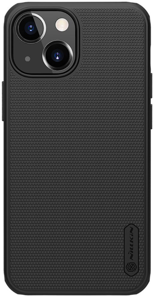 Nillkin Super Frosted Shield iPhone 13 Mini Hoesje Zwart afbeelding 1