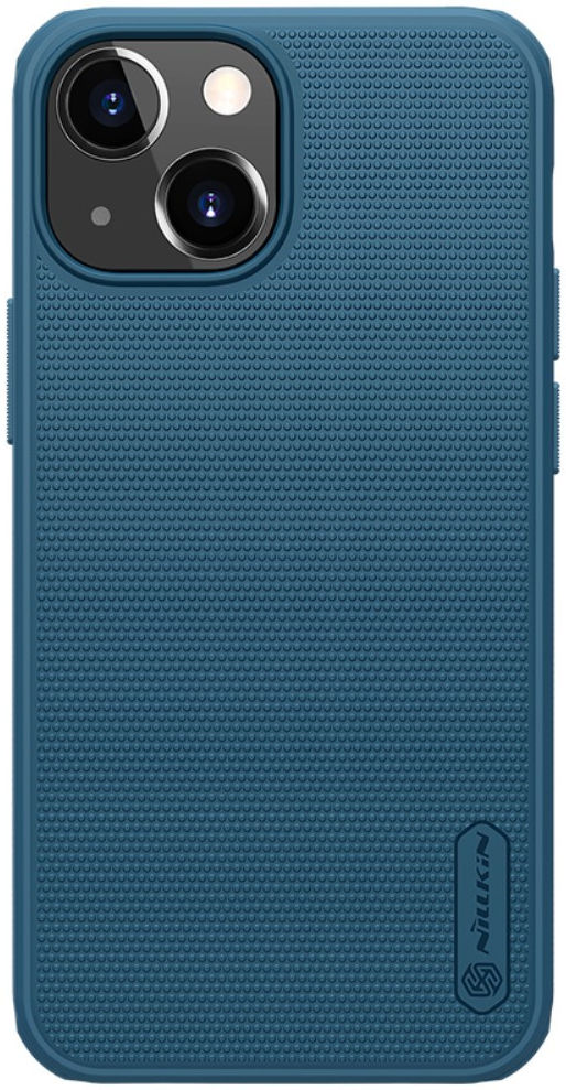 Nillkin Super Frosted Shield iPhone 13 Mini Hoesje Blauw afbeelding 1