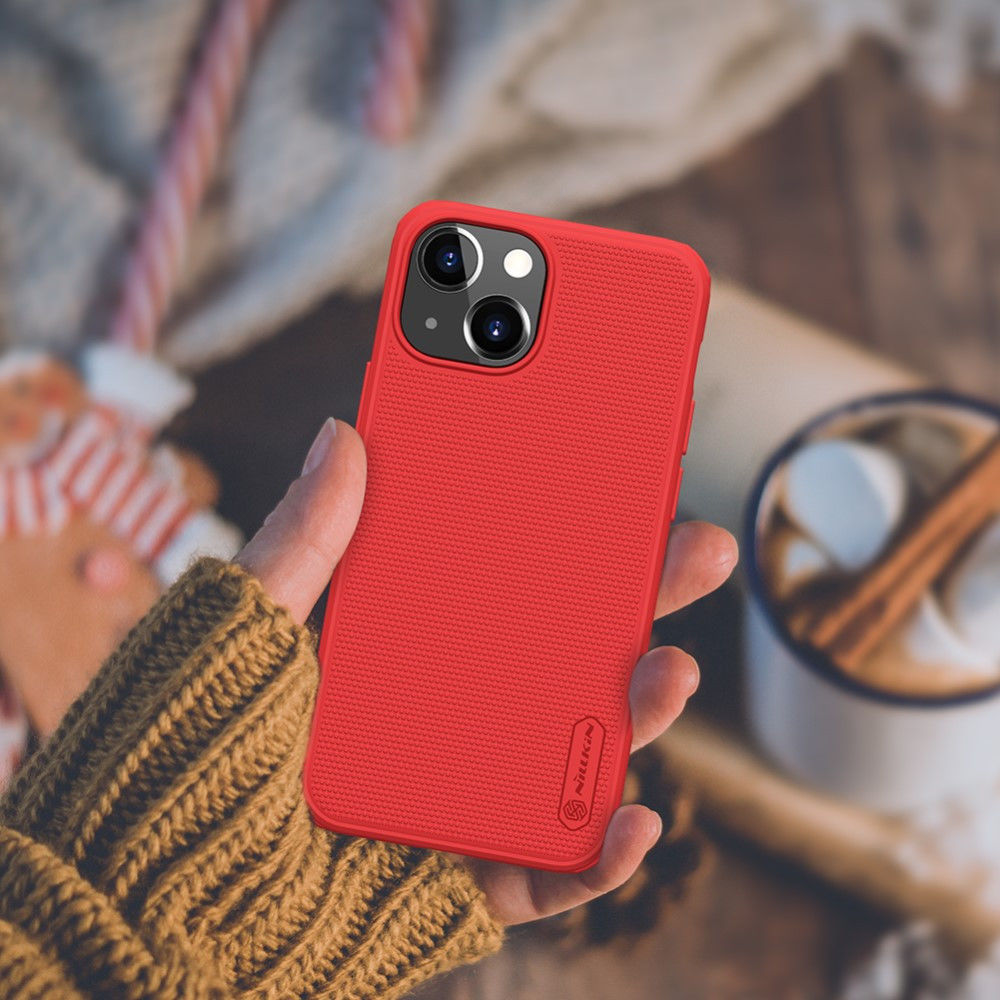 Nillkin Super Frosted Shield iPhone 13 Mini Hoesje Blauw afbeelding 13