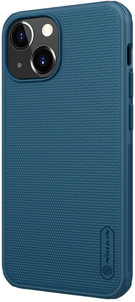 Nillkin Super Frosted Shield iPhone 13 Mini Hoesje Blauw afbeelding 2