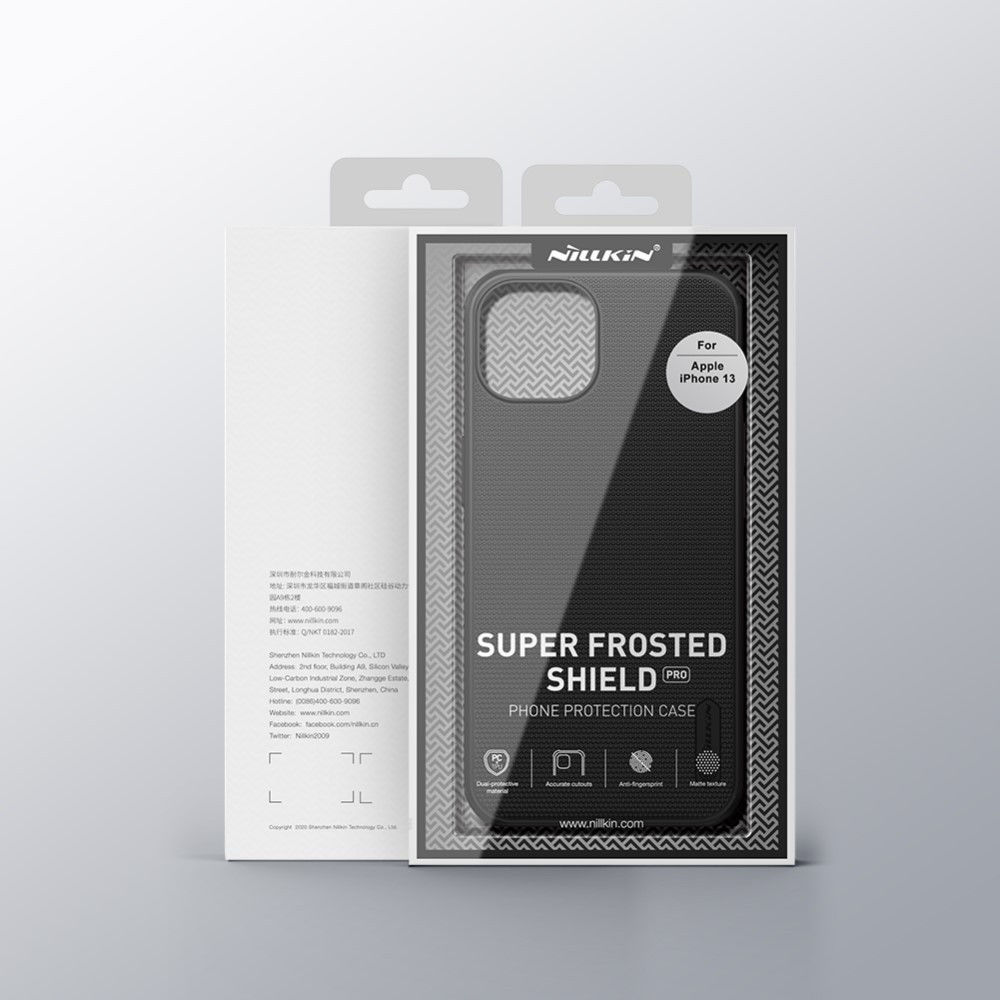 Nillkin Super Frosted Shield iPhone 13 Hoesje Rood afbeelding 14