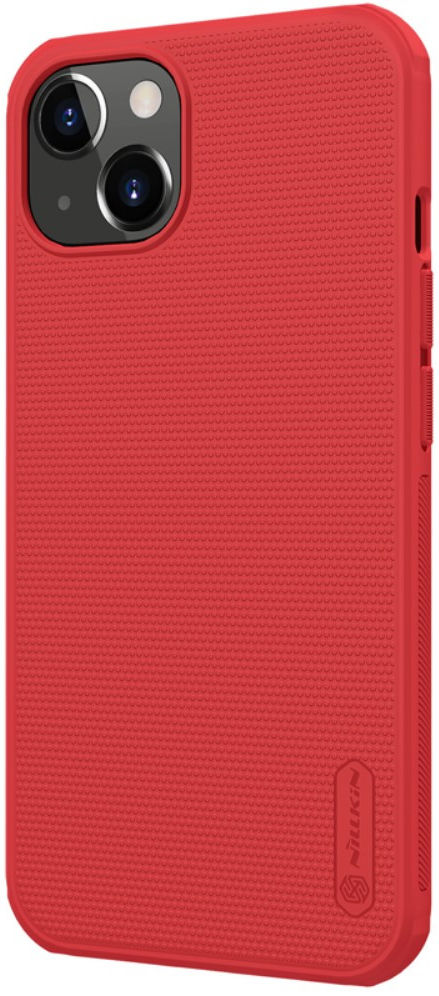 Nillkin Super Frosted Shield iPhone 13 Hoesje Rood afbeelding 2