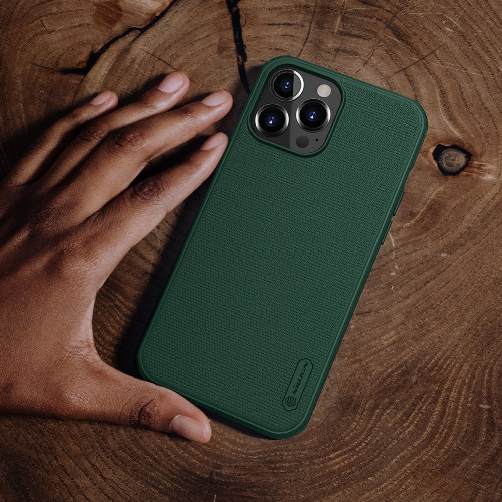 Nillkin Super Frosted Shield iPhone 13 Pro Hoesje Zwart afbeelding 19