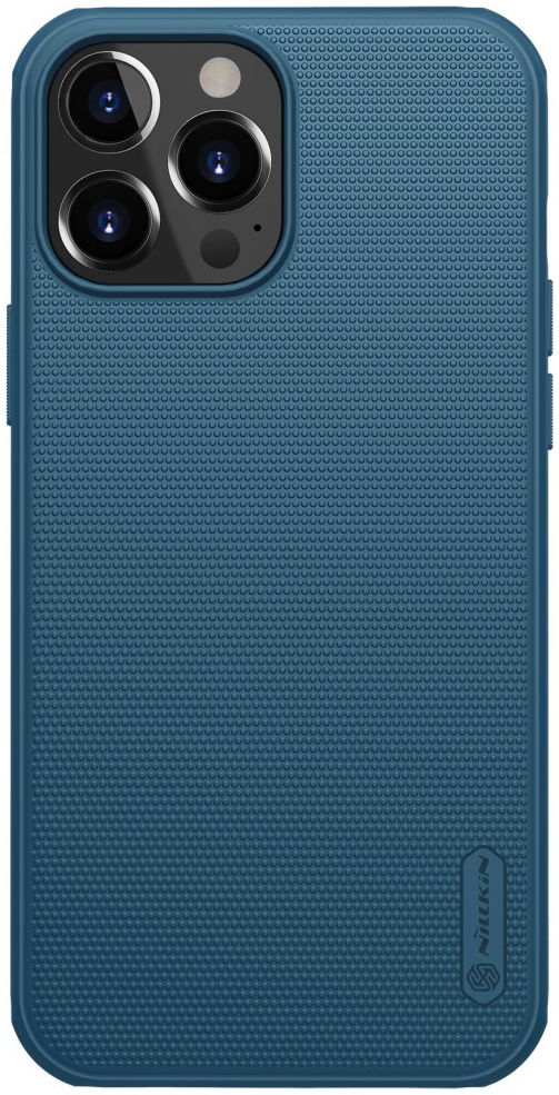 Nillkin Super Frosted Shield iPhone 13 Pro Hoesje Blauw afbeelding 1