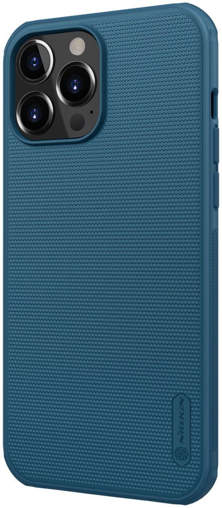 Nillkin Super Frosted Shield iPhone 13 Pro Hoesje Blauw afbeelding 2