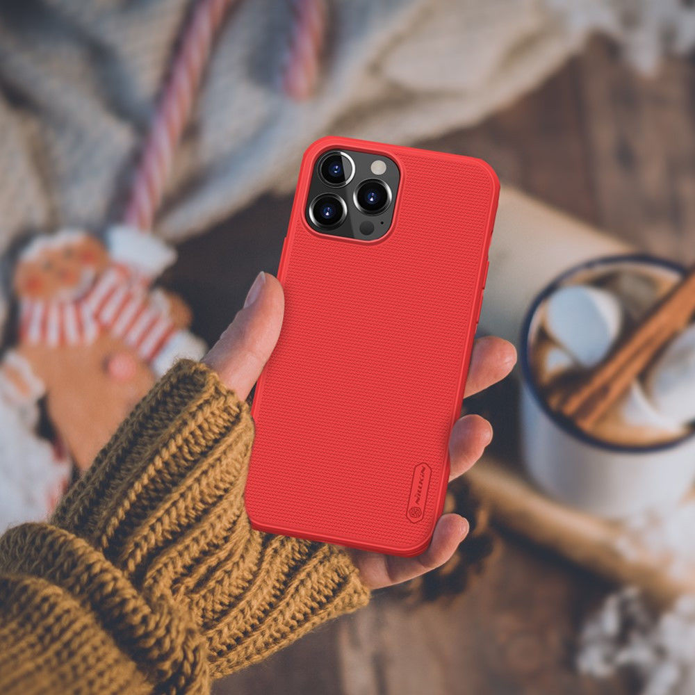 Nillkin Super Frosted Shield iPhone 13 Pro Hoesje Blauw afbeelding 20