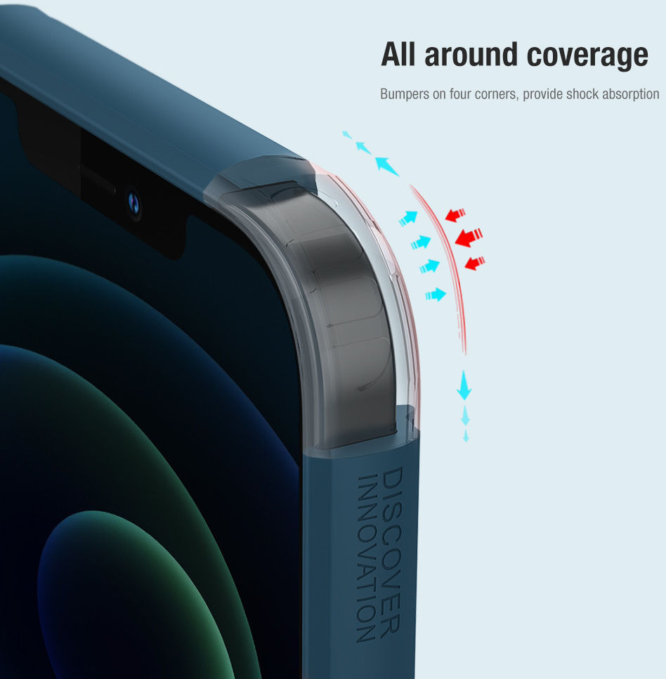 Nillkin Frosted Shield Pro Apple iPhone 13 Hoesje MagSafe Zwart afbeelding 9