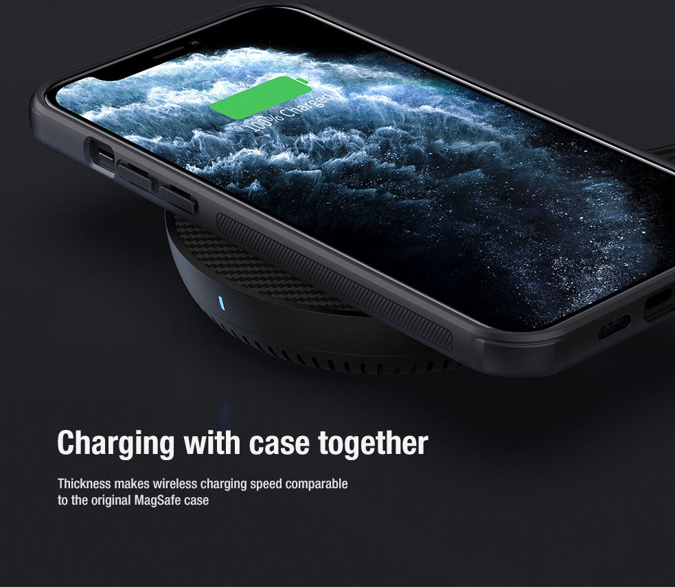 Nillkin Super Frosted Shield Apple iPhone 13 Pro Hoesje MagSafe Zwart afbeelding 10