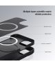Nillkin iPhone 13 Hoesje MagSafe Siliconen met Camera Slider Zwart