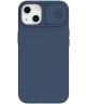 Nillkin iPhone 13 Hoesje MagSafe Siliconen met Camera Slider Blauw