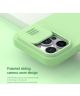 Nillkin iPhone 13 Pro Hoesje MagSafe Siliconen met Camera Slider Zwart