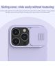 Nillkin iPhone 13 Pro Hoesje MagSafe Siliconen met Camera Slider Blauw