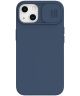 Nillkin CamShield Apple iPhone 13 Hoesje Siliconen Camera Slider Blauw