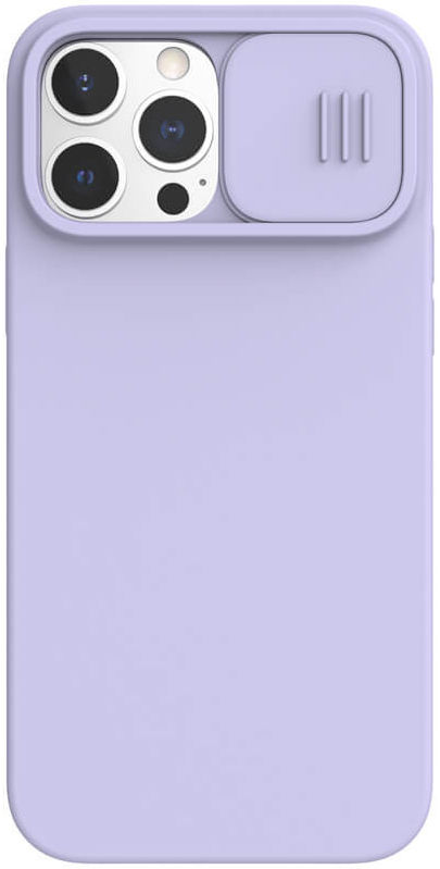 Nillkin Apple iPhone 13 Pro Max Hoesje Siliconen Camera Slider Paars afbeelding 1