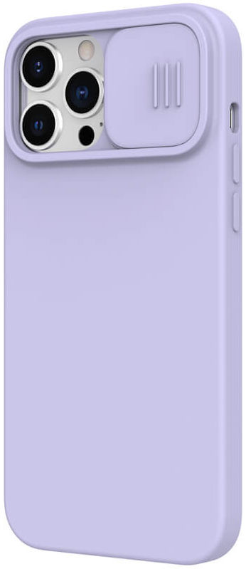 Nillkin Apple iPhone 13 Pro Max Hoesje Siliconen Camera Slider Paars afbeelding 4