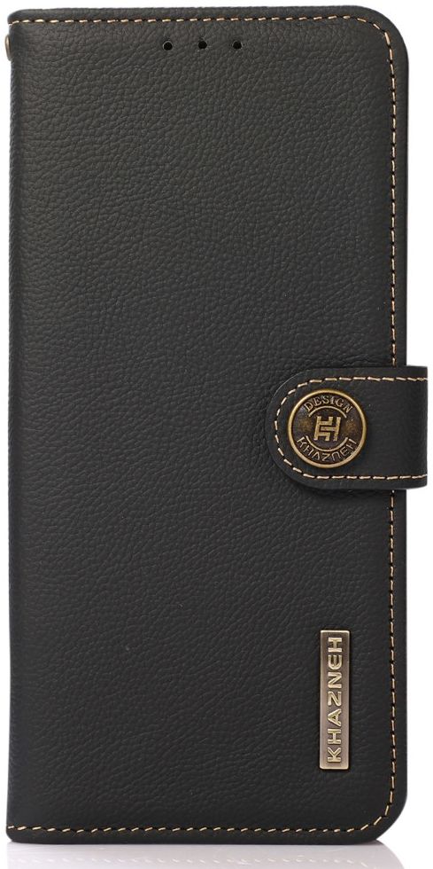 Apple iPhone 13 Mini Hoesje RFID Portemonnee Book Case Echt Leer Zwart afbeelding 2