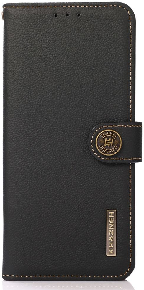 Apple iPhone 13 Pro Max Hoesje RFID Portemonnee Echt Leer Zwart afbeelding 2