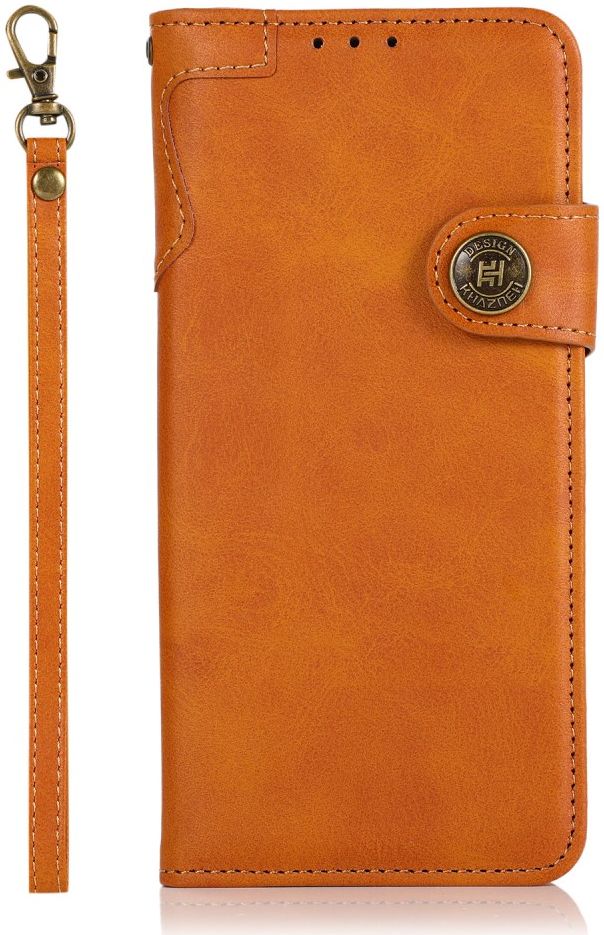 Apple iPhone 13 Mini Hoesje Retro Wallet Book Case met Koord Bruin afbeelding 3