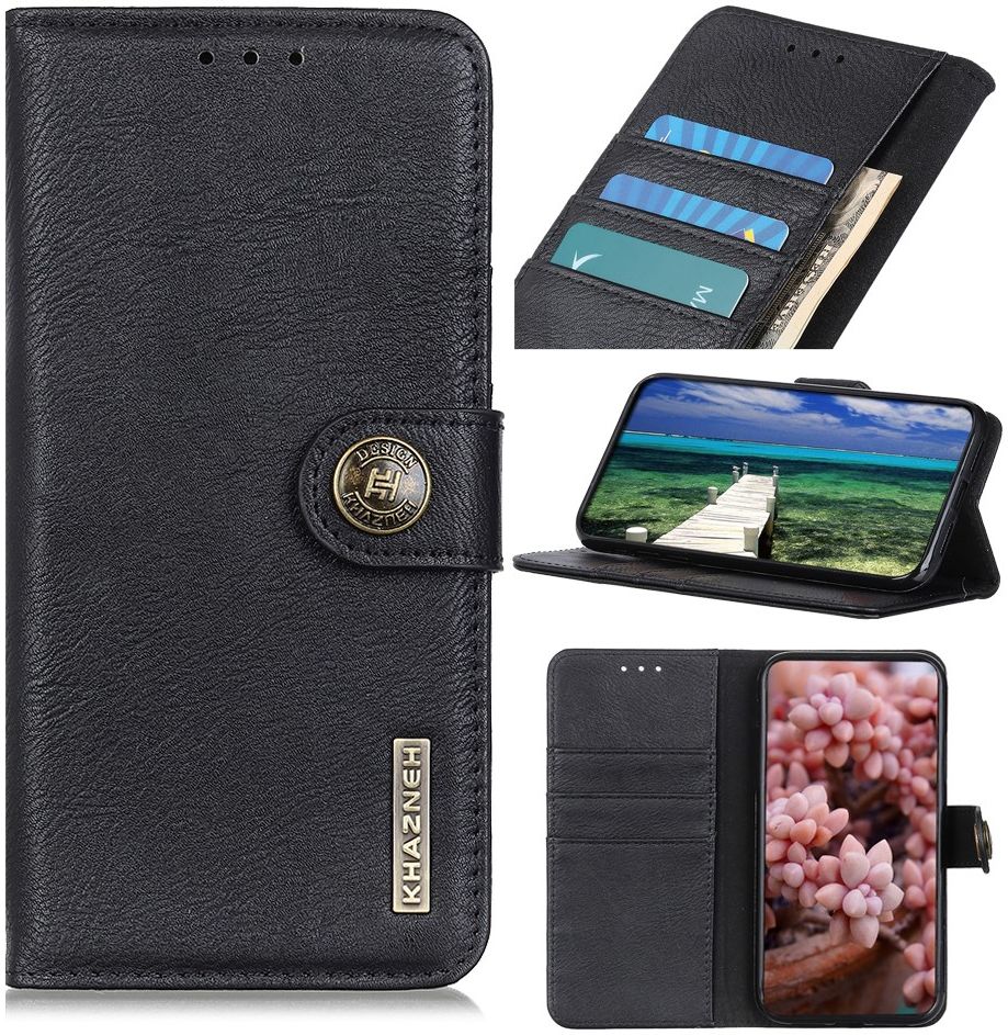 KHAZNEH Apple iPhone 13 Hoesje Portemonnee Book Case Zwart afbeelding 6