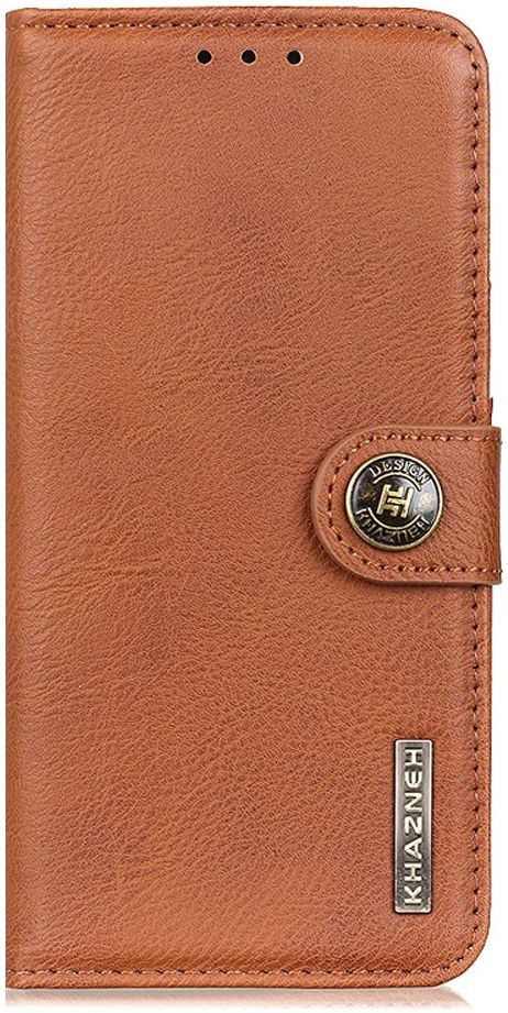 KHAZNEH Apple iPhone 13 Hoesje Portemonnee Book Case Bruin afbeelding 2