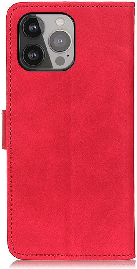Apple iPhone 13 Pro Max Hoesje Retro Wallet Book Case Rood afbeelding 7