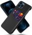 Apple iPhone 13 Pro Max Hoesje met Kaartsleuf Back Cover Bruin Zwart afbeelding 1