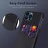 Apple iPhone 13 Pro Max Hoesje met Kaartsleuf Back Cover Bruin Zwart afbeelding 3