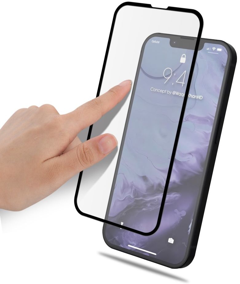 Apple iPhone 13 Mini Screen Protector 3D Tempered Glass Full Cover afbeelding 6