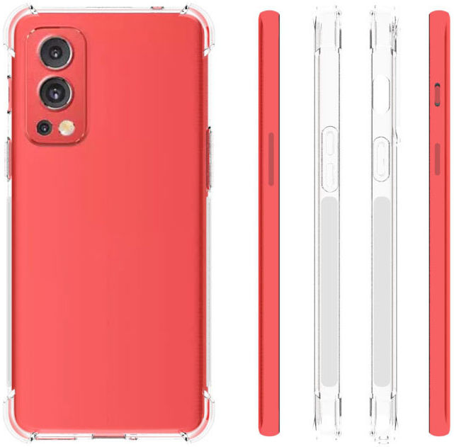 OnePlus Nord 2 5G Hoesje Schokbestendig Dun TPU Back Cover Transparant afbeelding 8