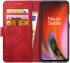 Rosso Element OnePlus Nord 2 5G Hoesje Book Cover Wallet Rood afbeelding 1