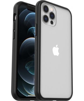 OtterBox React Apple iPhone 12 / 12 Pro Hoesje Transparant Zwart Hoesjes