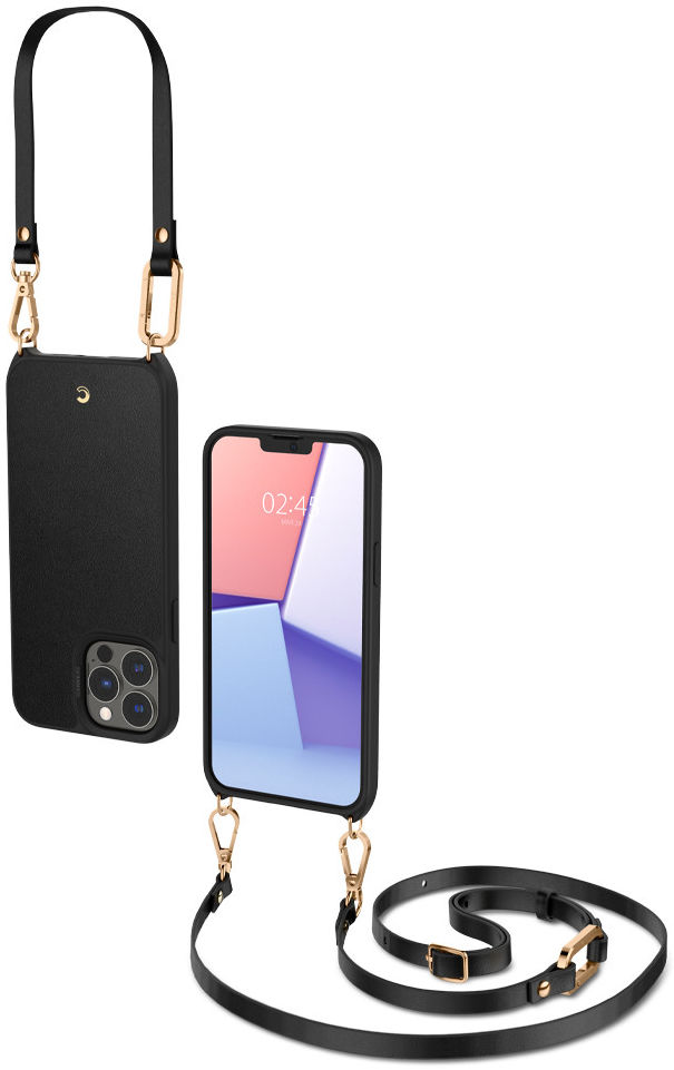 Spigen Classic Charm Apple iPhone 13 Pro Max Hoesje Zwart afbeelding 4