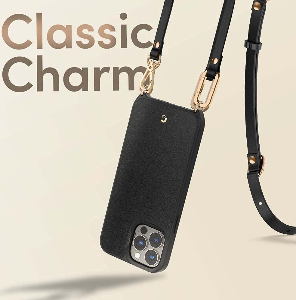 Spigen Classic Charm Apple iPhone 13 Pro Max Hoesje Zwart afbeelding 5
